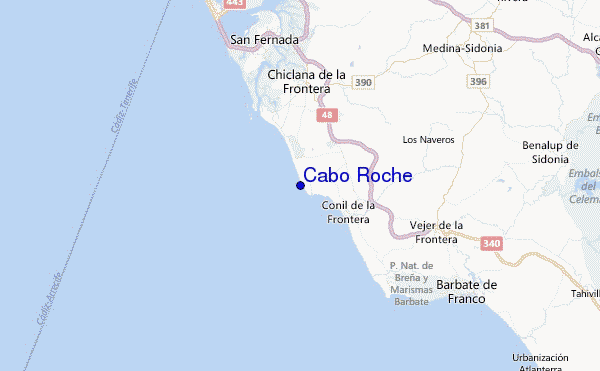 Cabo Roche Location Map