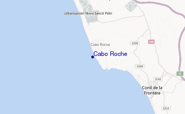 carte de localisation de Cabo Roche