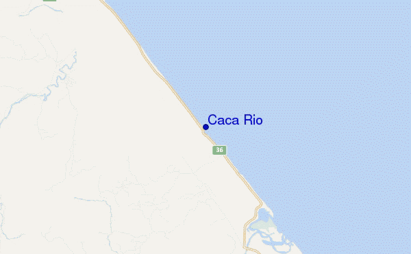 carte de localisation de Caca Rio