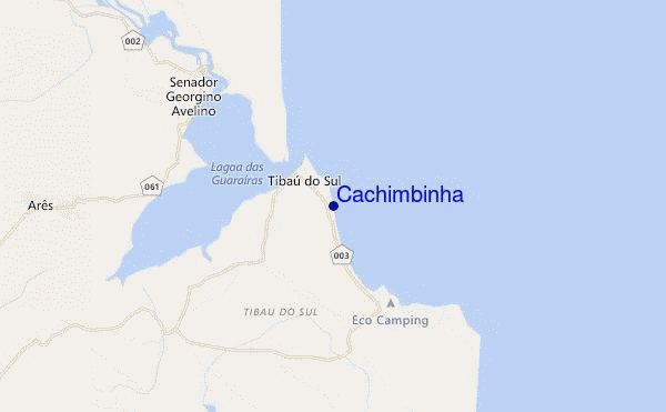 carte de localisation de Cachimbinha