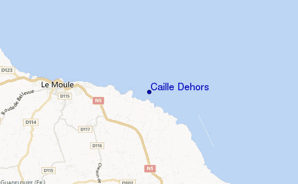 carte de localisation de Caille Dehors