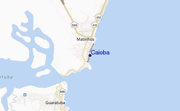 carte de localisation de Caioba