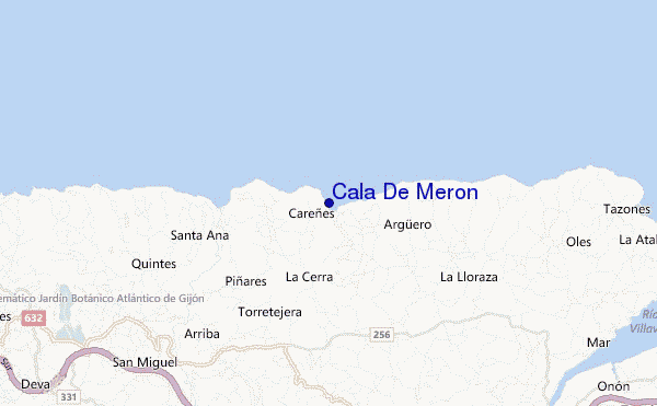 carte de localisation de Cala De Meron