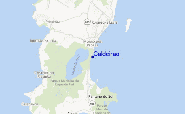 carte de localisation de Caldeirao