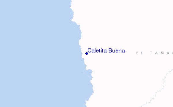 carte de localisation de Caletita Buena