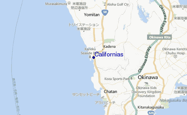 carte de localisation de Californias