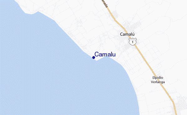 carte de localisation de Camalu