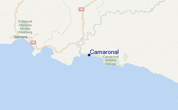 carte de localisation de Camaronal