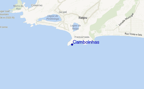 carte de localisation de Camboinhas