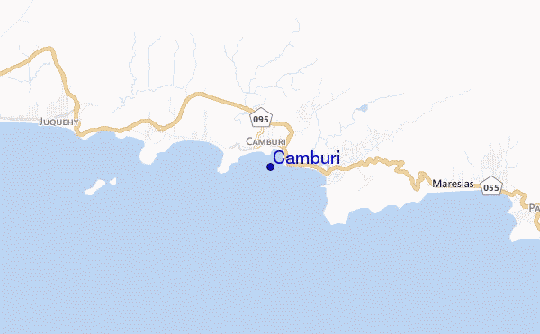 carte de localisation de Camburi