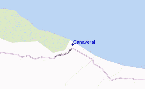 carte de localisation de Cañaveral
