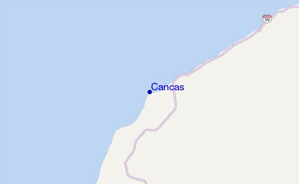 carte de localisation de Cancas