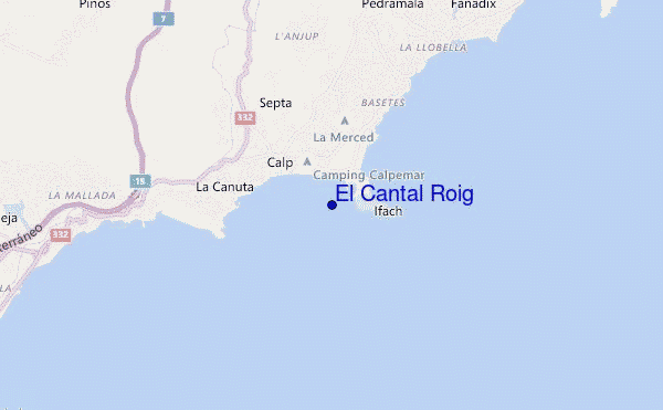 carte de localisation de El Cantal Roig
