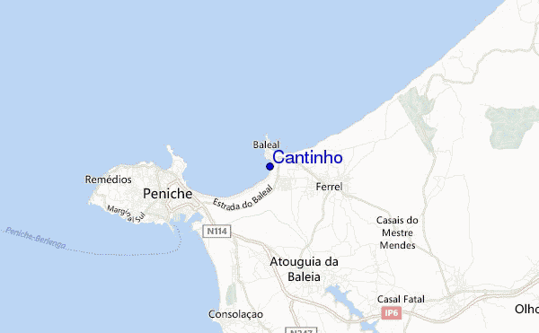 carte de localisation de Cantinho