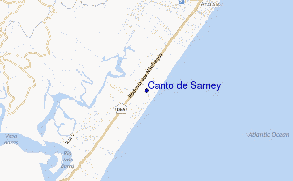 carte de localisation de Canto de Sarney