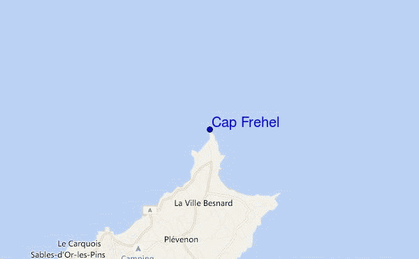 carte de localisation de Cap Frehel