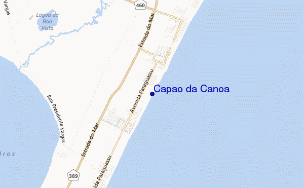 carte de localisation de Capao da Canoa