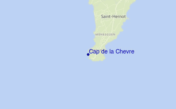 carte de localisation de Cap de la Chevre
