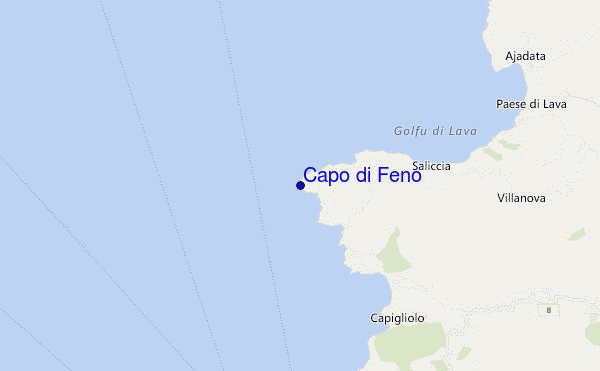 carte de localisation de Capo di Feno