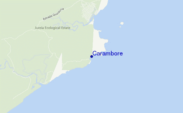 carte de localisation de Carambore