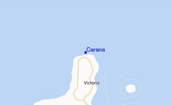 carte de localisation de Carana