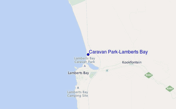 carte de localisation de Caravan Park/Lamberts Bay