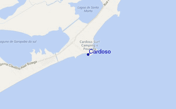 carte de localisation de Cardoso