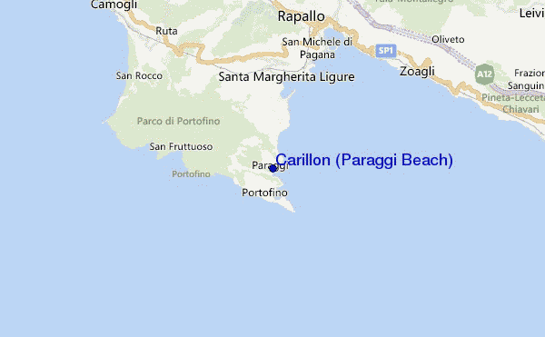 carte de localisation de Carillon (Paraggi Beach)