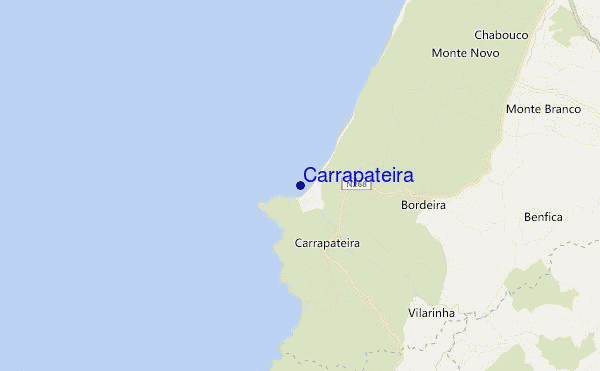 carte de localisation de Carrapateira