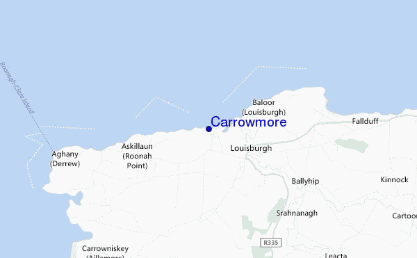 carte de localisation de Carrowmore