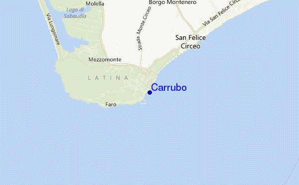 carte de localisation de Carrubo