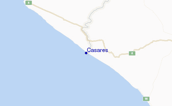 carte de localisation de Casares