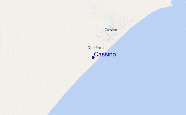 carte de localisation de Cassino