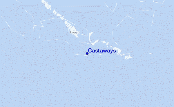 carte de localisation de Castaways