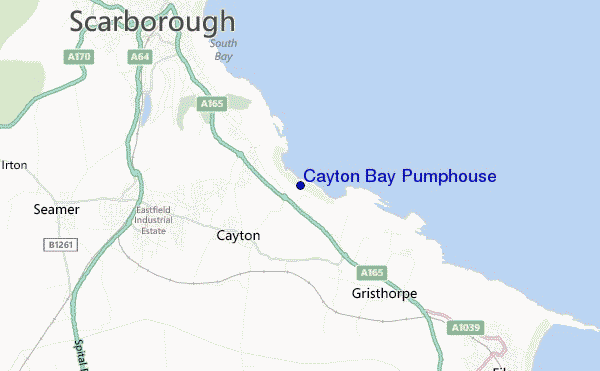 carte de localisation de Cayton Bay Pumphouse
