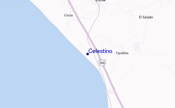 carte de localisation de Celestino