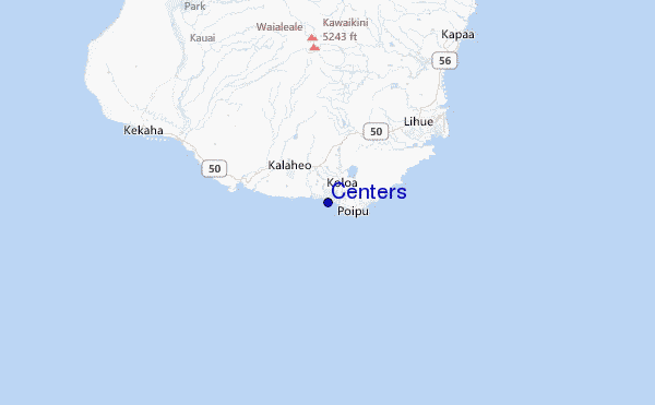 Centers Location Map