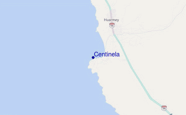 carte de localisation de Centinela