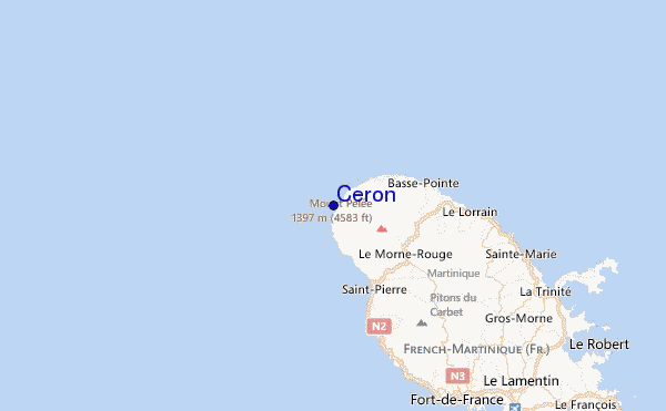 Ceron Location Map