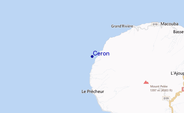 carte de localisation de Ceron