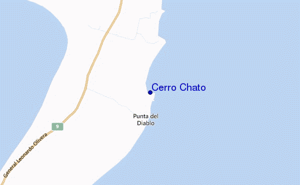 carte de localisation de Cerro Chato