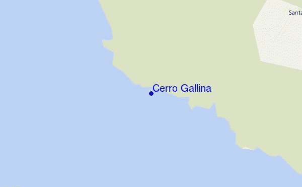 carte de localisation de Cerro Gallina