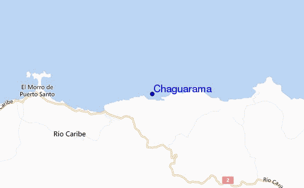 carte de localisation de Chaguarama
