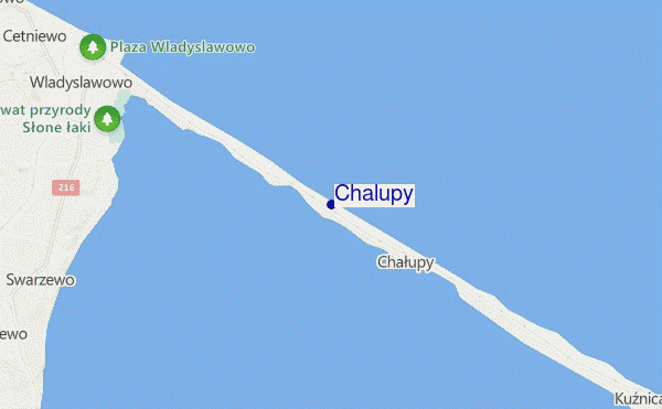 carte de localisation de Chalupy