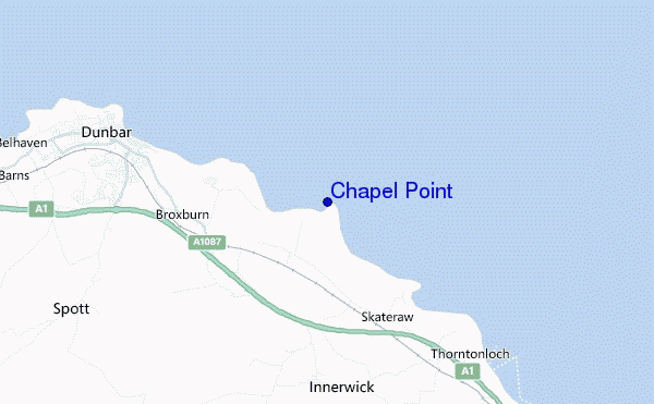 carte de localisation de Chapel Point