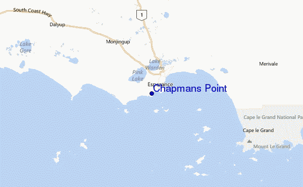 Chapmans Point Location Map