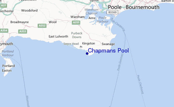 Chapmans Pool Location Map