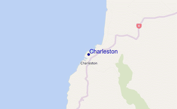carte de localisation de Charleston