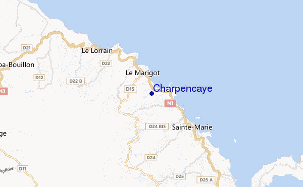 carte de localisation de Charpencaye