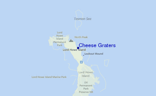 carte de localisation de Cheese Graters